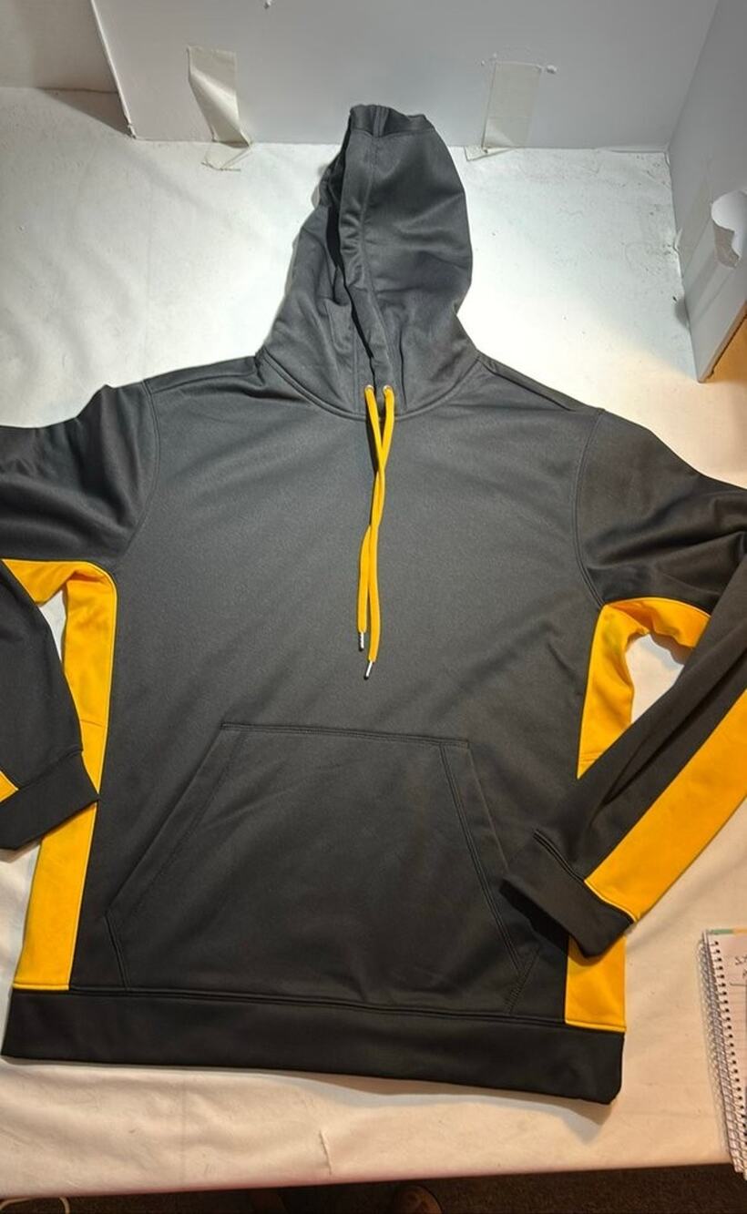 Sport-Tek Black and Yellow Hoodie